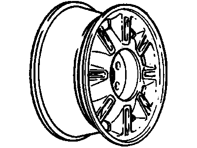 GM 3539338 Wheel Rim-16X7(Tire & Wheel Rim Drawing/Original Housed A