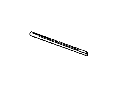 GM 88891464 Molding Kit, Front Side Door Center Upper *Black/Bright