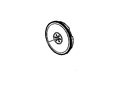 GM 12577214 Engine Crankshaft FLYWHEEL