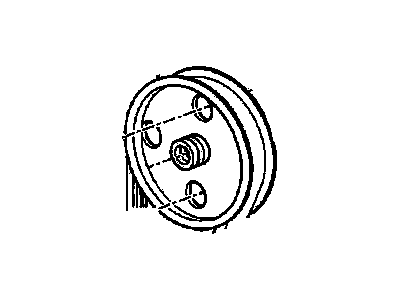 GM 24500426 Pulley-P/S Pmp