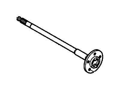 GM 26021352 Rear Axle Shaft