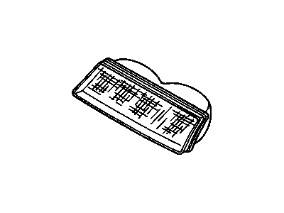 GM 16513544 Lens, Headlamp (W/Housing)