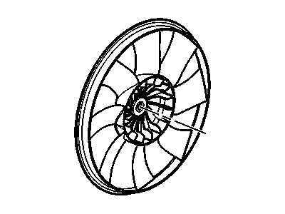 GM 89019143 Fan Blade