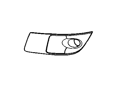 GM 15947965 Fog Lamp Bezel