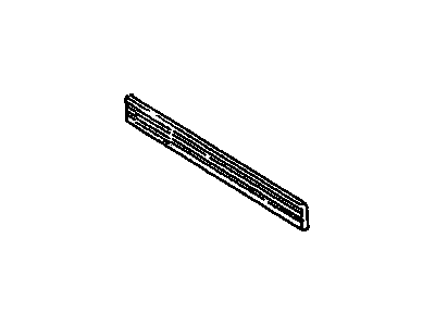 GM 16613940 Molding Asm-Front Side Door Center *Red