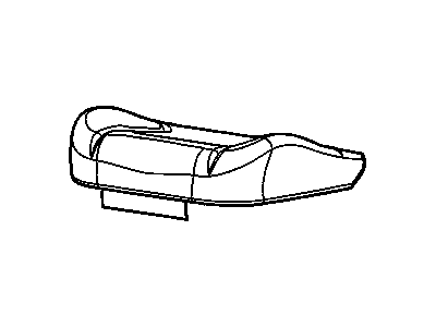 GM 19122122 Cover, Passenger Seat Cushion *Pewter