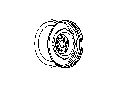 GM 9591538 Wheel Rim Assembly-14X6
