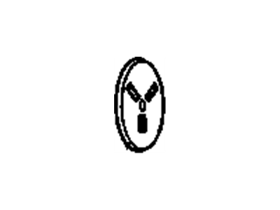 GM 25527330 Wheel Trim Emblem Assembly