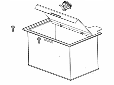 GM 84081567 Center Console Lockable Storage Box