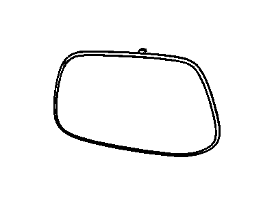 GM 20760598 Mirror-Outside Rear View (Reflector Glass & Backing Plate)