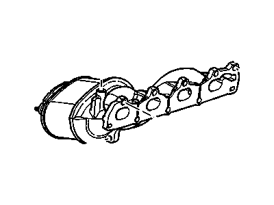 GM 19420130 MANIFOLD ASM, EXH (W/ 3WAY CTLTC CONV)"KIT"
