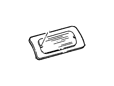 GM 16520288 Lens, High Mount Stop Lamp