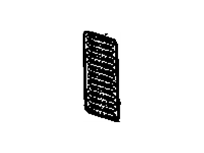 GM 15724700 Grille Asm-Body Side Air Outlet *Medium Duty Dark Pewter