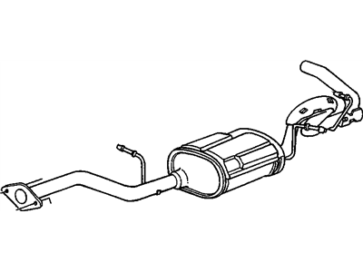 GM 19122087 Catalytic Convertor Assembly (W/ Exhaust Pipe) <Split>