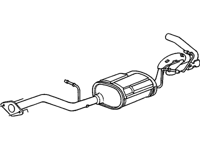 GM 15738754 Exhaust Muffler Assembly