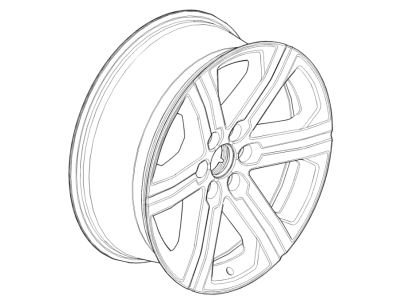 GM 20939931 Wheel Rim-22X9.0 Aluminum 31Mm O/S 139.7X6Xm14 B N