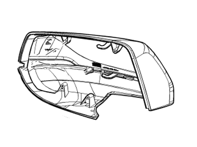 GM 22839657 Cover-Outside Rear View Mirror Housing