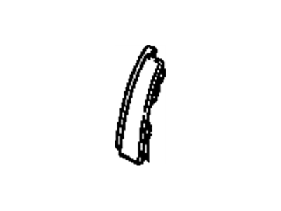 GM 22603187 Applique Asm-Rear Side Door Window Frame Front *Black