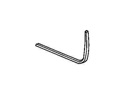 GM 16670191 S/Strip-Front Side Door Window Inner