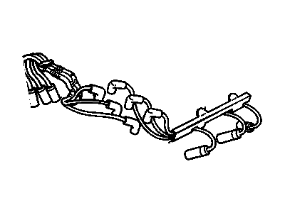 GM 12096415 Wire, Spark Plug #1 Cyl "14 Style B