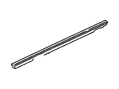 GM 22553843 SEALING STRIP, Front Door Window Channel