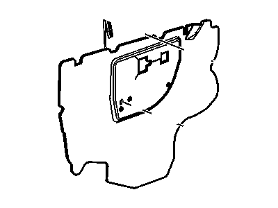 GM 96837101 Water Deflector