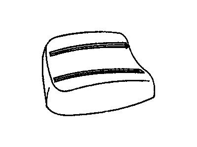 GM 12523547 PAD, Front Seat Cushion