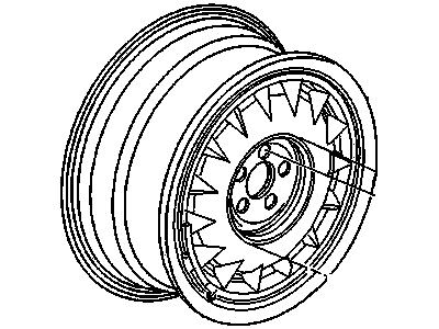 GM 9592762 Wheel 16X6.5