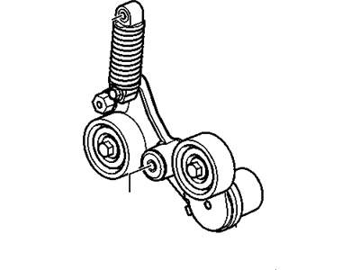 GM 12663047 Serpentine Tensioner
