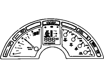 GM 16133431 Cluster