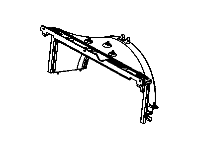 GM 15696692 Shroud-Radiator Fan Lower