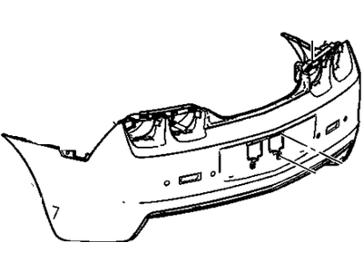 GM 22894196 Bumper Cover
