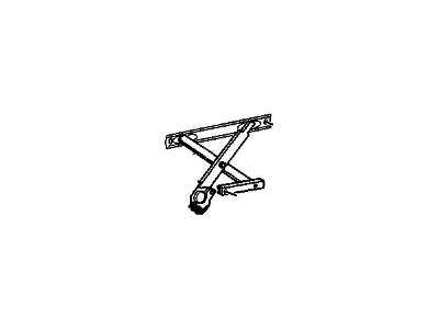 GM 16629500 Rear Side Door Window Regulator Assembly