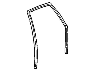 GM 90563280 Weatherstrip, Rear Side Door Window