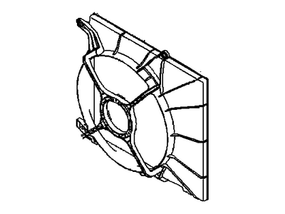 GM 93740543 Shroud, Engine Coolant Fan