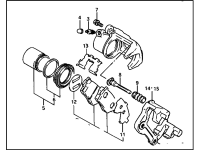 GM 30019522 Caliper, Front Brake (LH)
