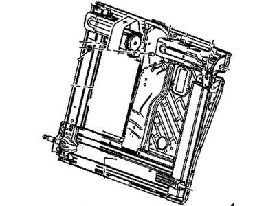 GM 13285451 Seat Back Panel