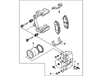 GM 96475174 Caliper