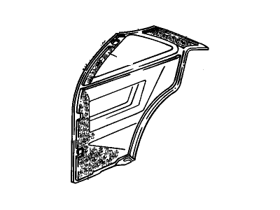 GM 22586616 PANEL, Rear Quarter Trim