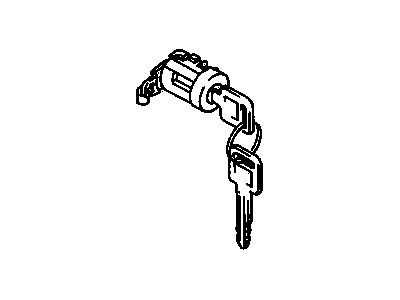 GM 91174083 Cylinder, Front Side Door Lock