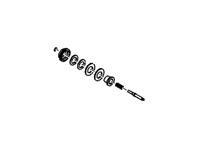 GM 24220757 Piston Kit, 3rd Gear Band Servo