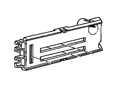 GM 16125031 Heater & Air Conditioner Control Assembly