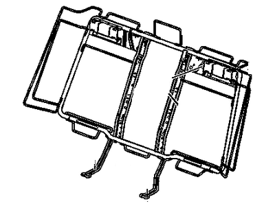 GM 15216761 Seat Back Frame