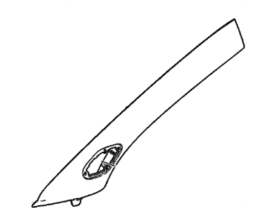 GM 23202669 Molding Asm-Windshield Garnish *Titanium