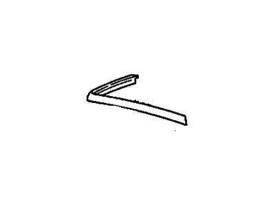 GM 20641981 Molding Asm-Scalp Windshield & Roof Drip