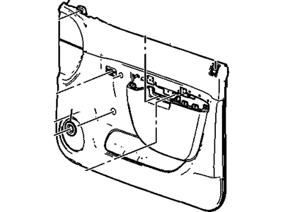 GM 22818471 Door Trim Panel