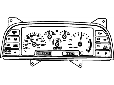 GM 25066849 Instrument Cluster Assembly