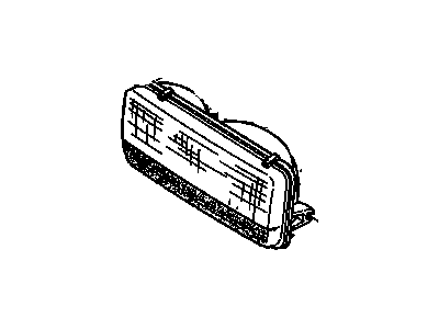 GM 16516170 Lens, Headlamp (W/Housing)