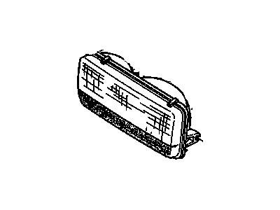 GM 16516169 Lens, Headlamp (W/Housing)