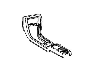 GM 12538779 CONSOLE, Floor Console